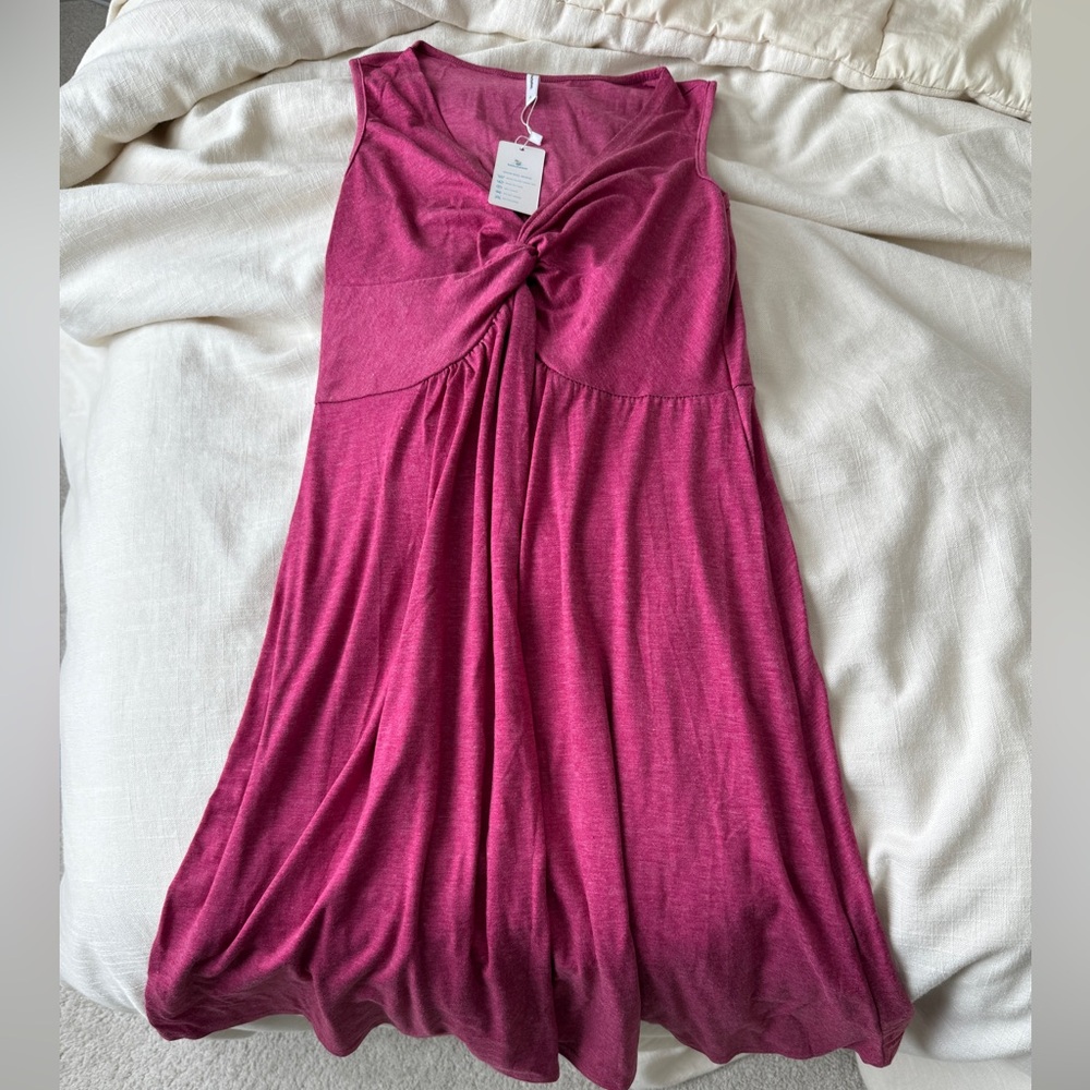 Fuchsia Sleeveless Dress